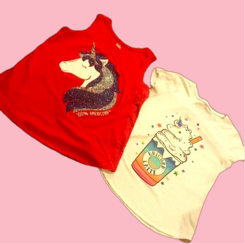 TWO Justice tops